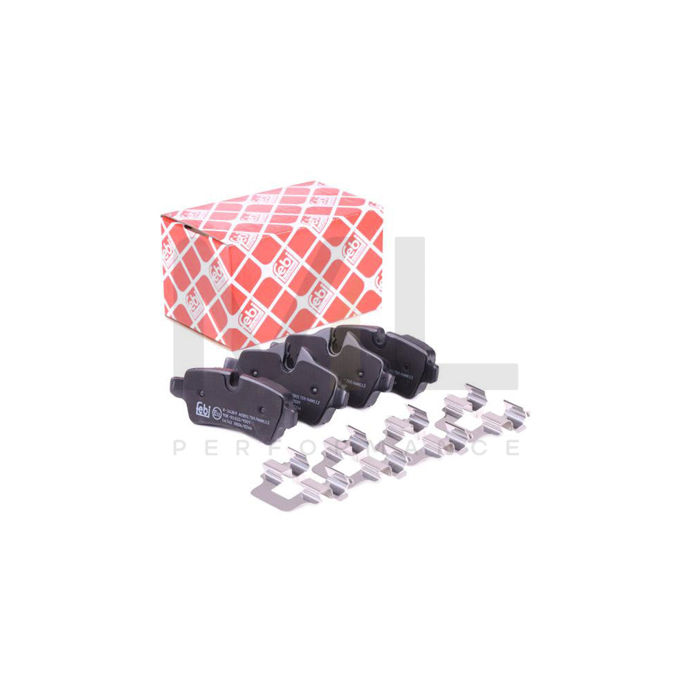 Febi Bilstein 16742 Brake Pad Set Rear Axle, Prepared For Wear Indicator | ML Performance Car Parts