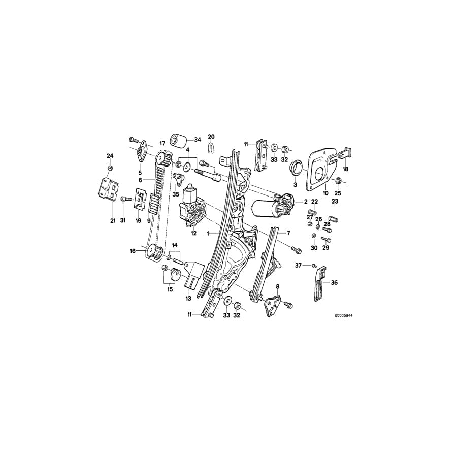 Genuine BMW 51332290338 Roadster Pin (Inc. & Z1) | ML Performance UK Car Parts