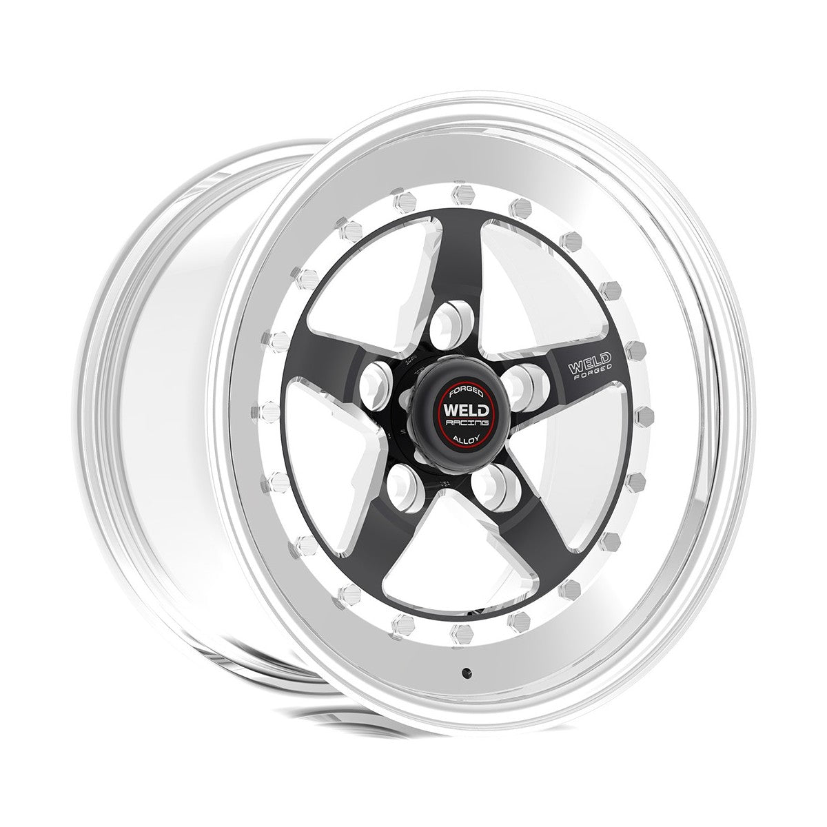 Weld 791P-56276 Weldstar Wheel 15x6 5x4.75 ET0 BS3.5 Polished Center - Polished Shell