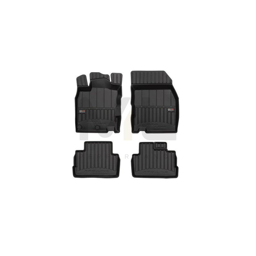 FROGUM Tailored 3D409538 Floor mat set for NISSAN Qashqai II (J11) Elastomer, Front and Rear, Quantity: 4, Black | ML Performance Car Parts