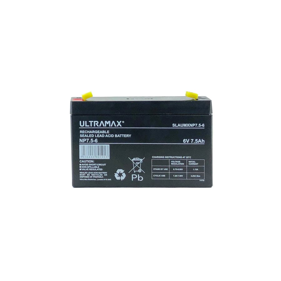 SLA Ultramax NP7.5-6 VRLA Battery | ML Performance Battery and Electrical Accessories