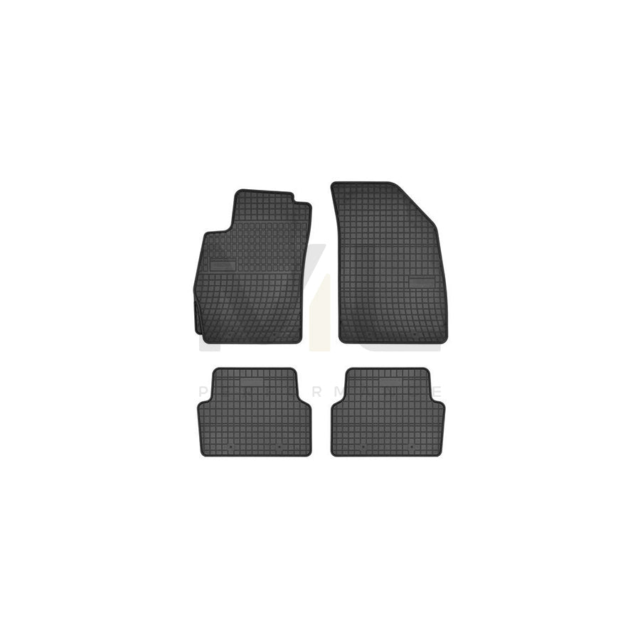 FROGUM Tailored 0697 Floor mat set for CHEVROLET Aveo Saloon (T300) Elastomer, Front and Rear, Quantity: 4, Black | ML Performance Car Parts