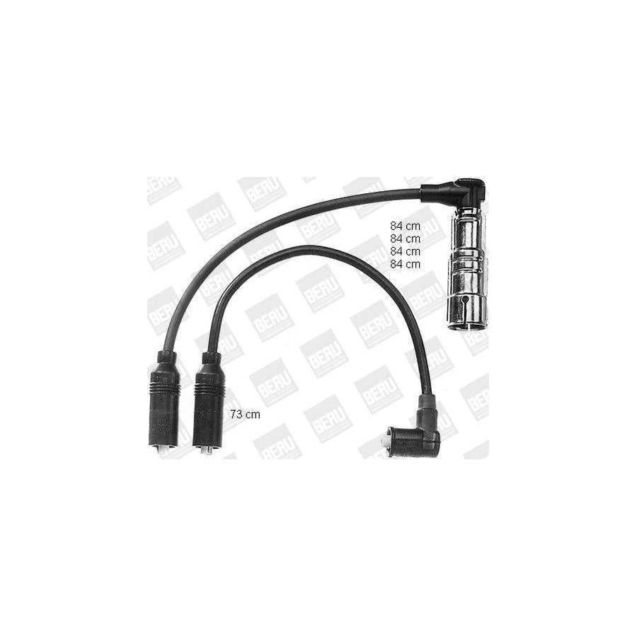 Beru ZEF1031 Ignition Cable Kit For Alfa Romeo 90 (162)