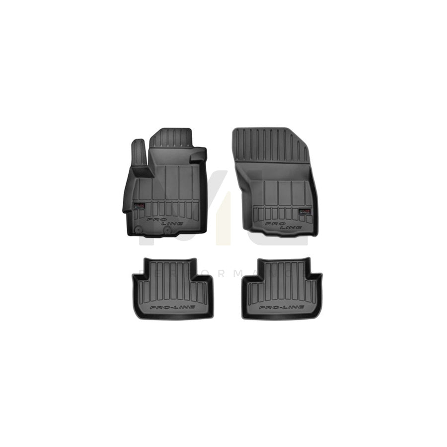 FROGUM Tailored 3D407503 Floor mat set for MITSUBISHI ASX Off-Road (GA0) Elastomer, Front and Rear, Quantity: 4, Black | ML Performance Car Parts