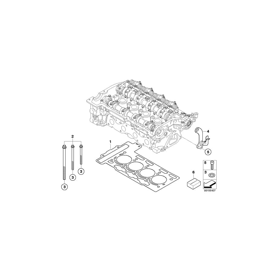 Genuine BMW 11127564864 Holder (Inc. One Eco 55kW, One & One 55kW) | ML Performance UK Car Parts