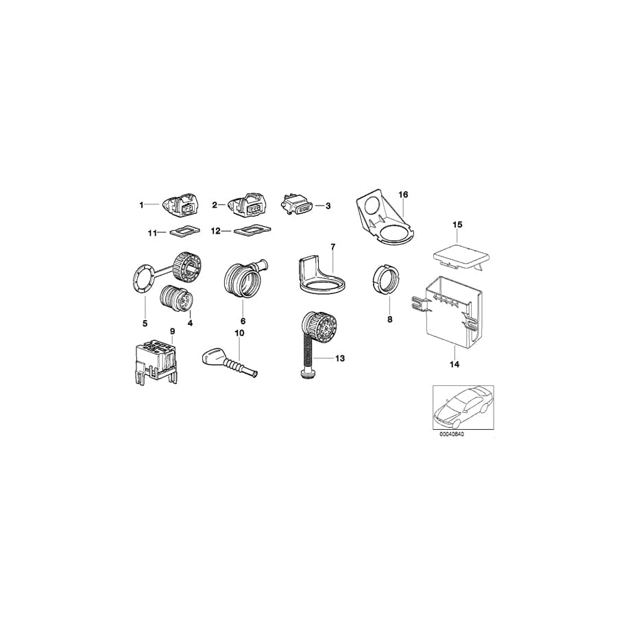 Genuine BMW 12521405523 Cabrio R53 E36 Fuse Box Fuse box (Inc. M3, Cooper S & One D) | ML Performance UK Car Parts