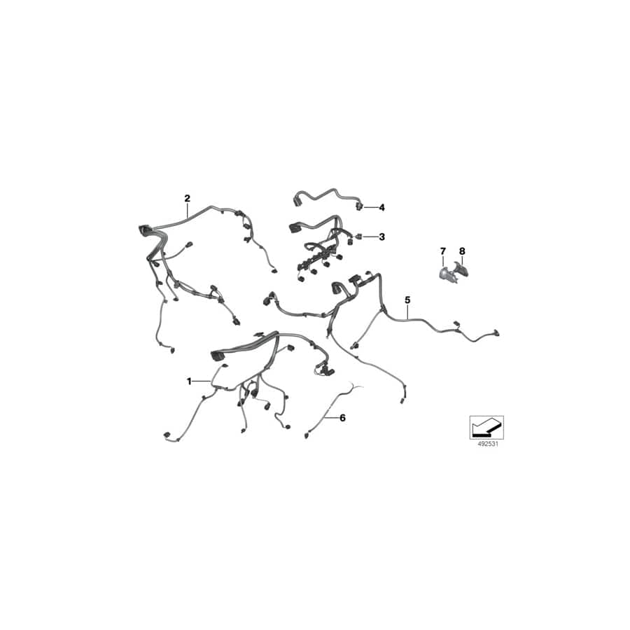 Genuine BMW 12527636757 F30 F20 F21 Protection Cap UNTERTEIL (Inc. 118i, 114i & 116i) | ML Performance UK Car Parts