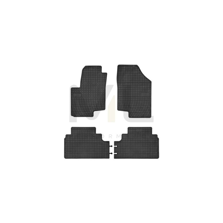 FROGUM Tailored 0420 Floor mat set Elastomer, Front and Rear, Quantity: 4, Black | ML Performance Car Parts
