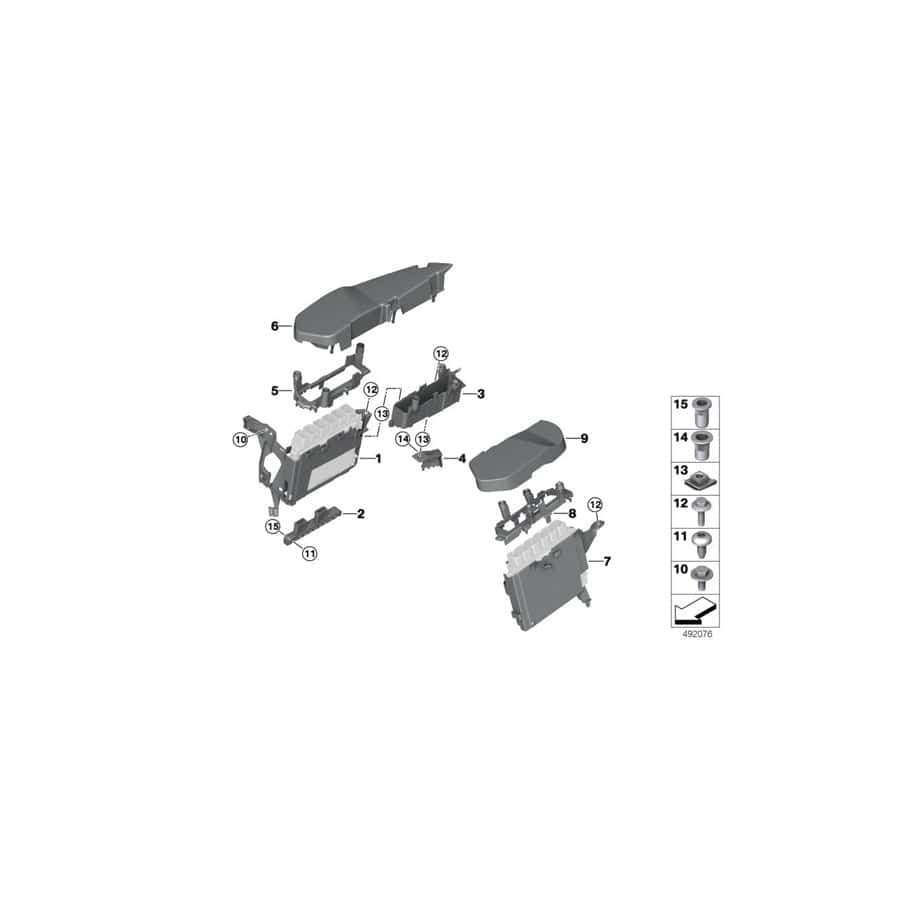 Genuine BMW 12907935547 G15 G16 G11 Holder (Inc. 750iX, ALPINA B7 & M850iX) | ML Performance UK Car Parts