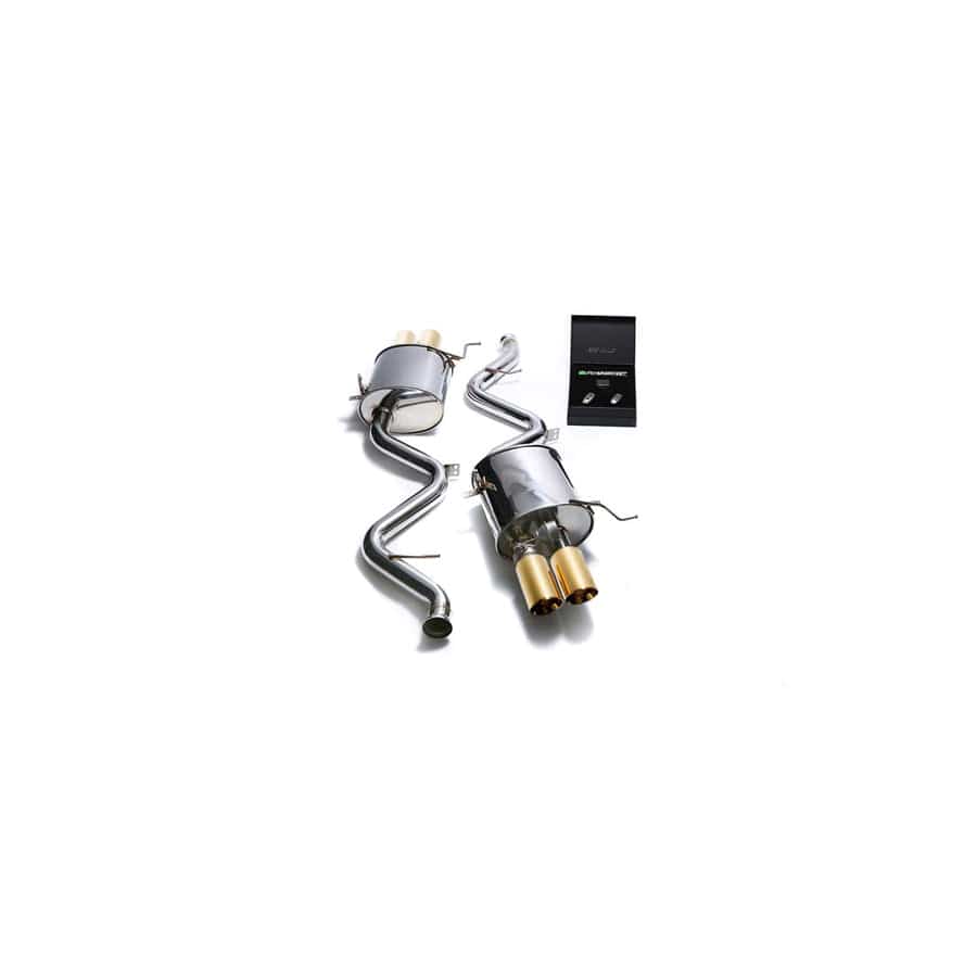 Armytrix BME9M-QS11G Valvetronic Exhaust System BMW M3 E9x 2008-2013 with Quad Gold 3.5" | ML Performance UK UK Car Parts