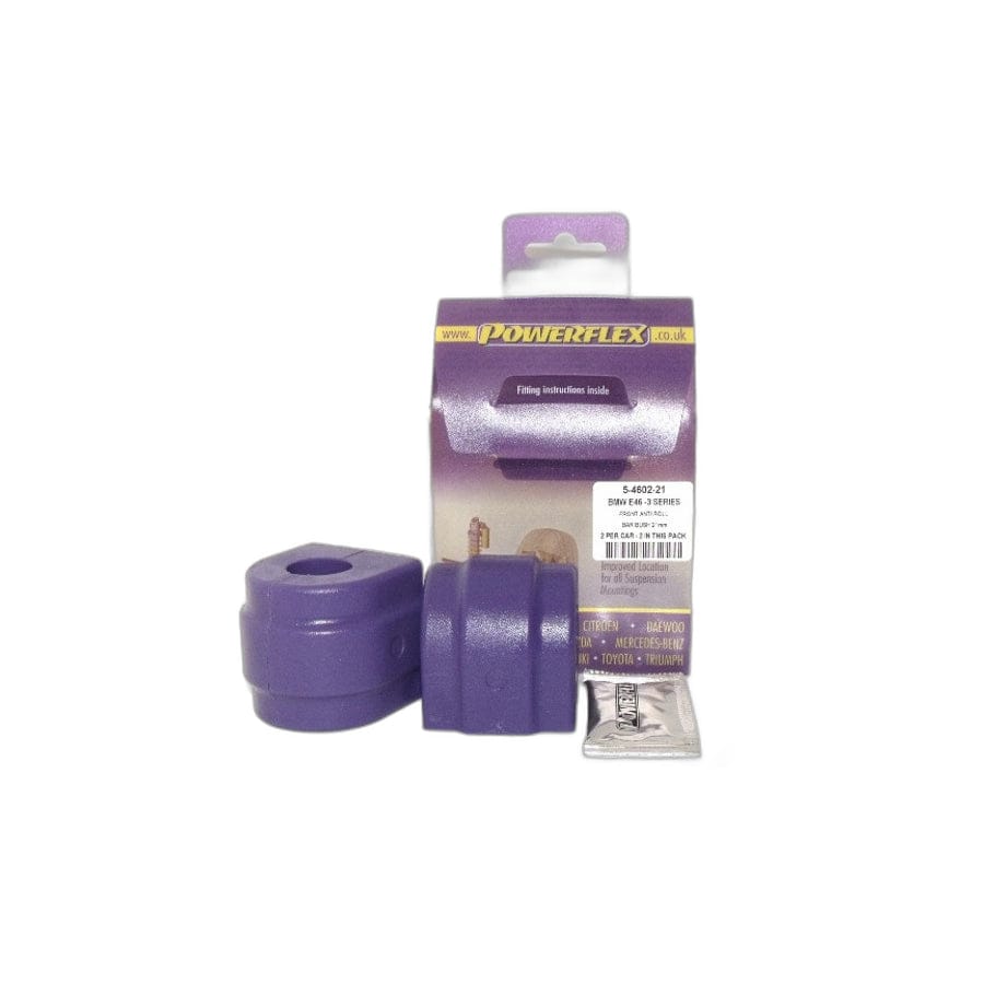Powerflex PFF5-4602-21 BMW E46 Front Anti Roll Bar Bush 21.5mm | ML Performance UK Car Parts