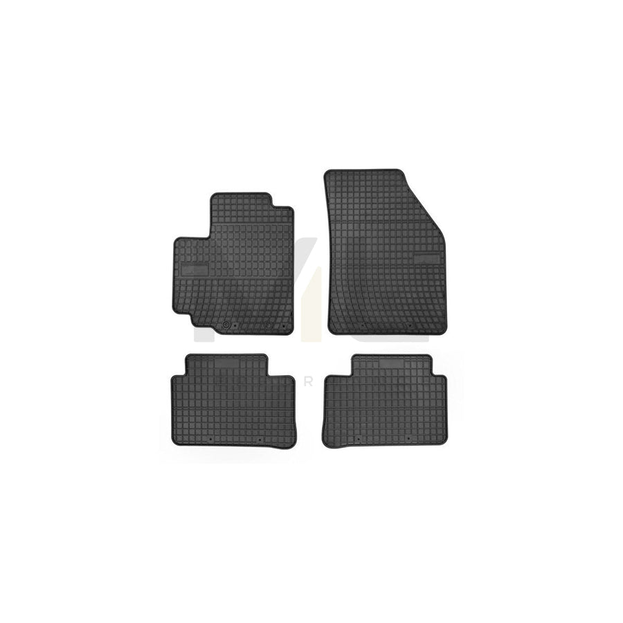 FROGUM Tailored 0602 Floor mat set for SUZUKI Alto VII (GF) Elastomer, Front and Rear, Quantity: 4, Black | ML Performance Car Parts