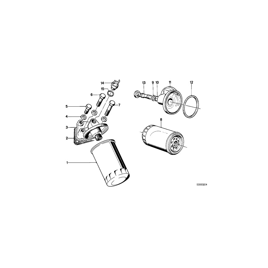 Genuine BMW 11421280914 E34 E21 E12 Hollow Bolt (Inc. 520i, 320 & 320i) | ML Performance UK Car Parts
