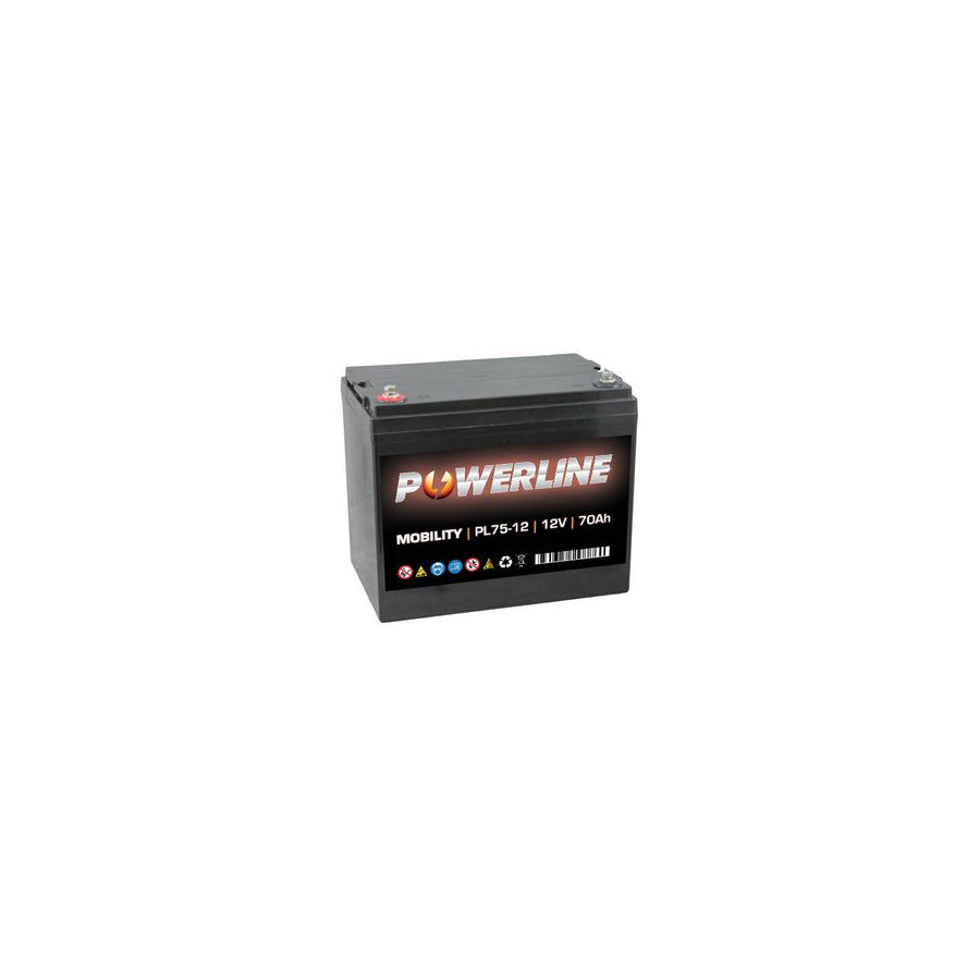 PL75-12 Powerline Mobility Battery 12V 70Ah | ML Performance UK Car Parts