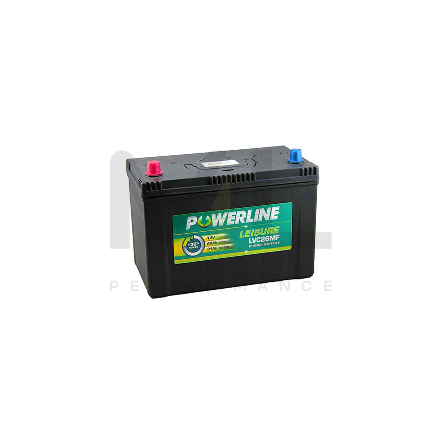 LVC26MF Powerline Leisure Battery 12V | Car Batteries UK | ML Performance Car Parts
