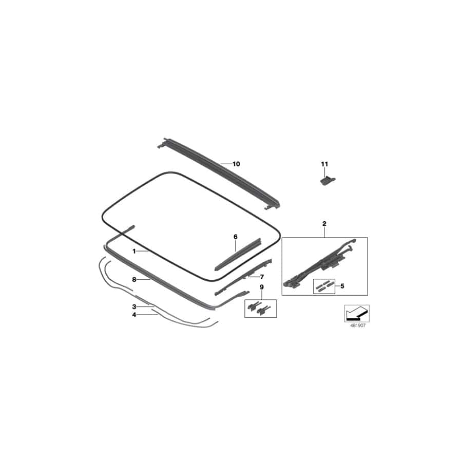 Genuine BMW 54107488435 G32 Set End Piece For Sealing (Inc. 620dX, 630d & 640dX) | ML Performance UK Car Parts