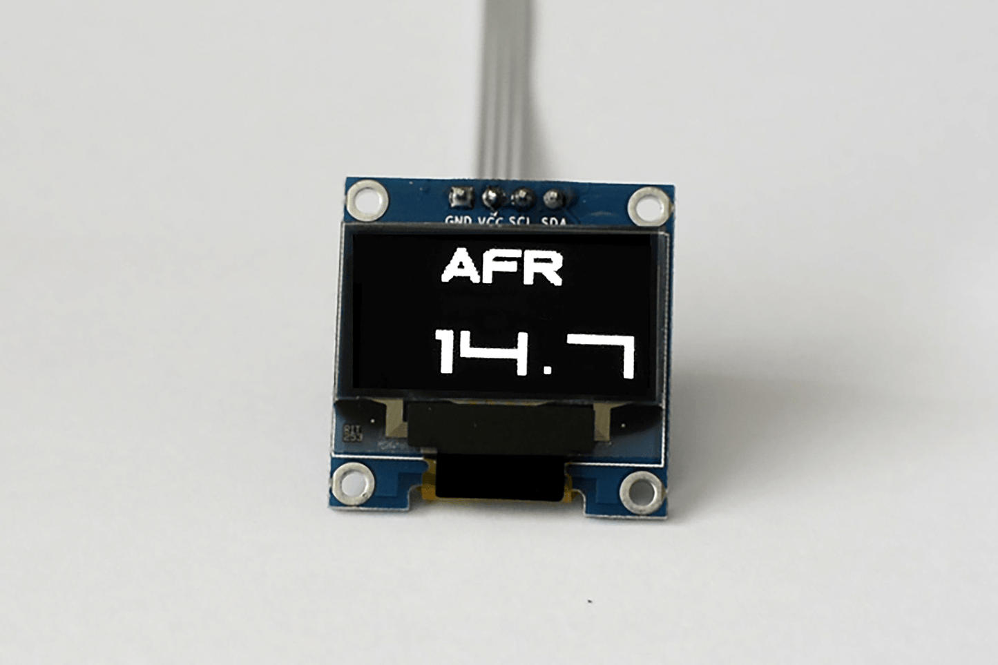 Zada Tech Oled Digital Single Afr (Air Fuel Ratio 7.4 - 22.4) Gauge // Extra Large Digits