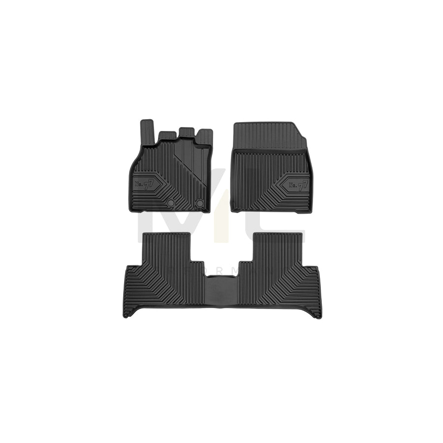 FROGUM Tailored, No.77 77408845 Floor mat set for RENAULT Scテゥnic III (JZ0/1_) Elastomer, Front and Rear, Quantity: 3, Black | ML Performance Car Parts