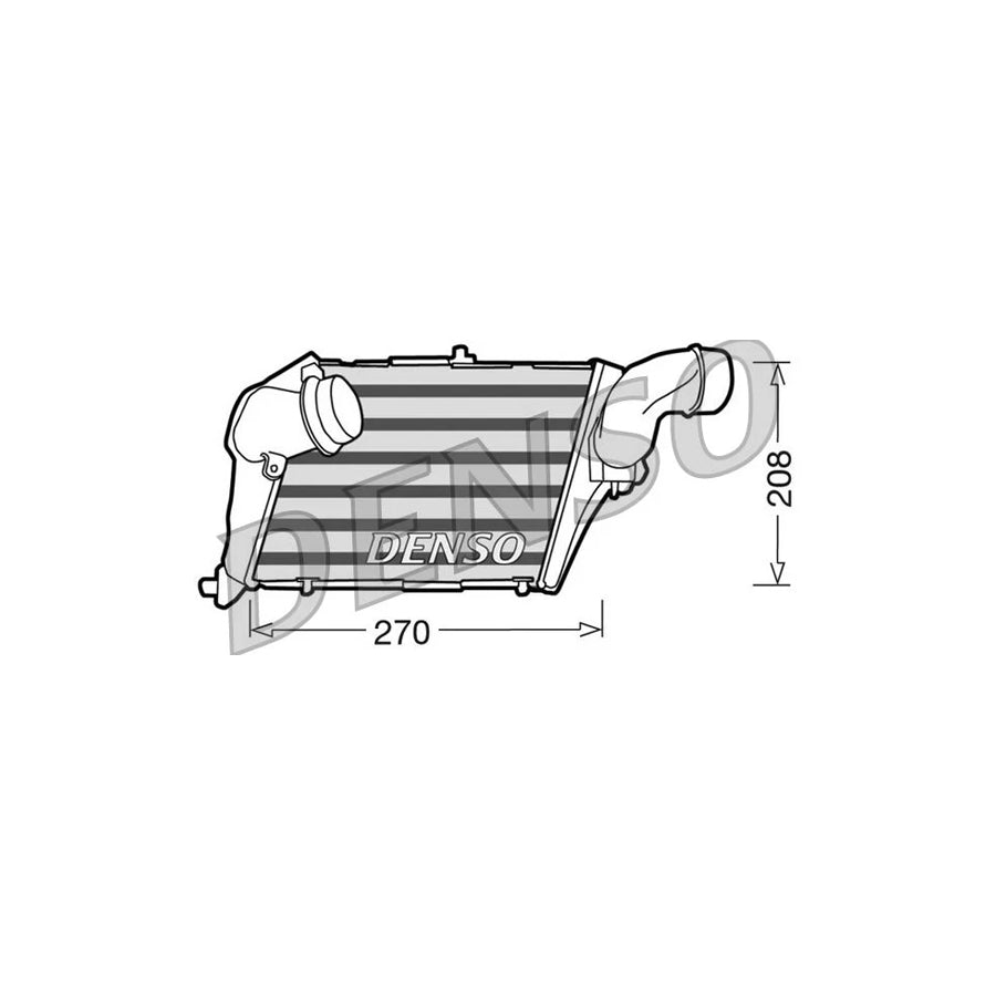 Denso DIT02012 Dit02012 Intercooler For Audi A8 D3 (4E2, 4E8) | ML Performance UK