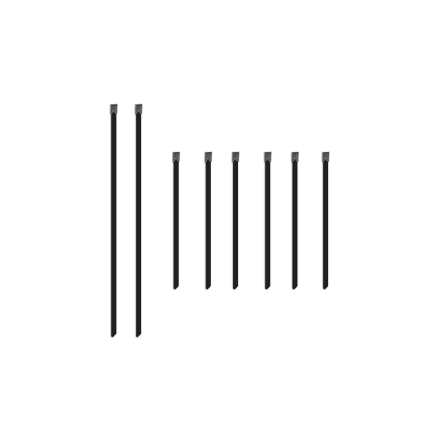 Mishimoto MMTW-TIES Set of Six 6in & Two 14in Stainless Steel Locking Ties