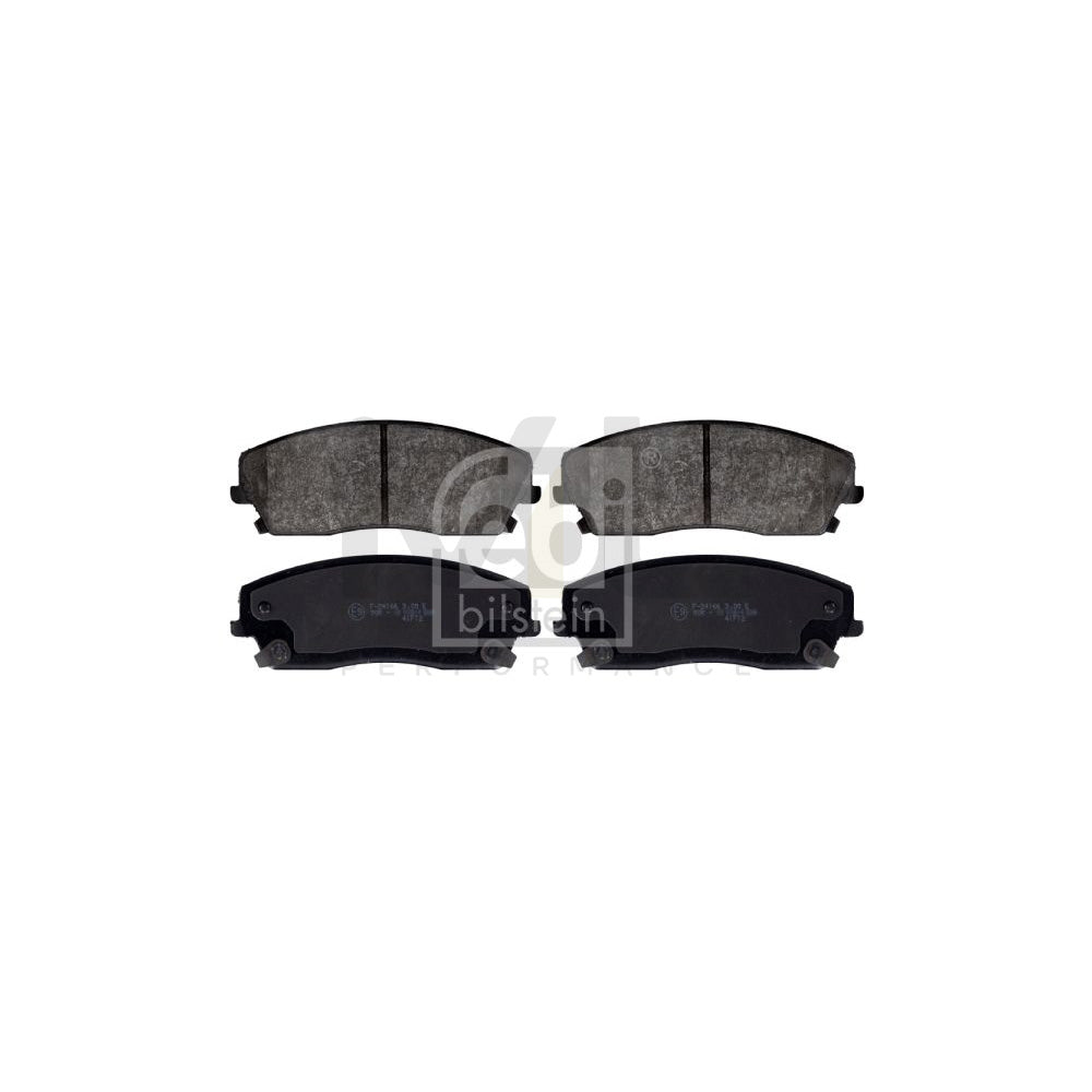 Febi Bilstein 116108 Brake Pad Set Front Axle, With Acoustic Wear Warning | ML Performance Car Parts
