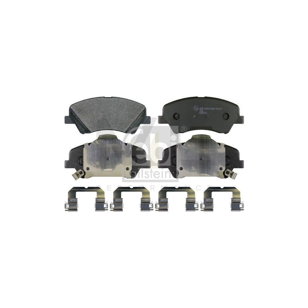 Febi Bilstein 170635 Brake Pad Set Front Axle, With Acoustic Wear Warning | ML Performance Car Parts