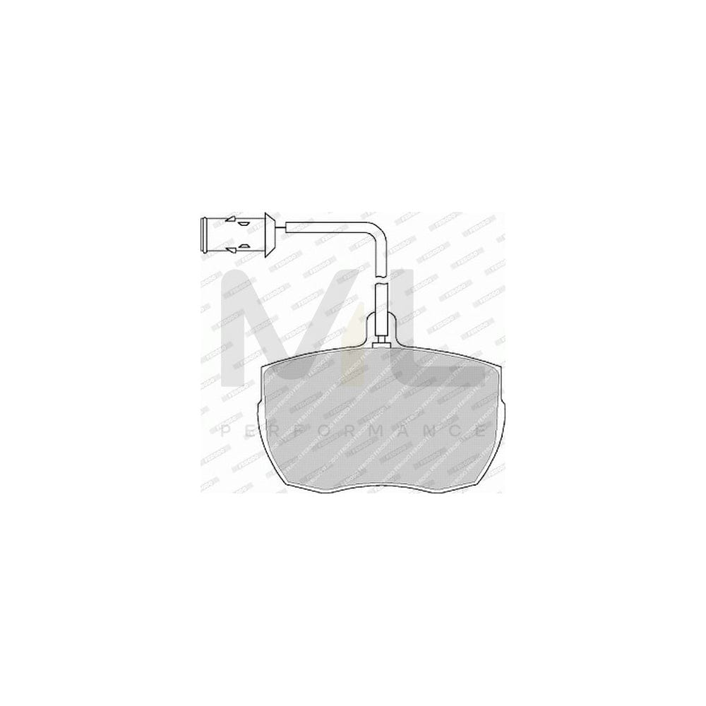 Ferodo Premier Eco Friction Fdb1322 Brake Pad Set Prepared For Wear Indicator, Without Accessories | ML Performance Car Parts