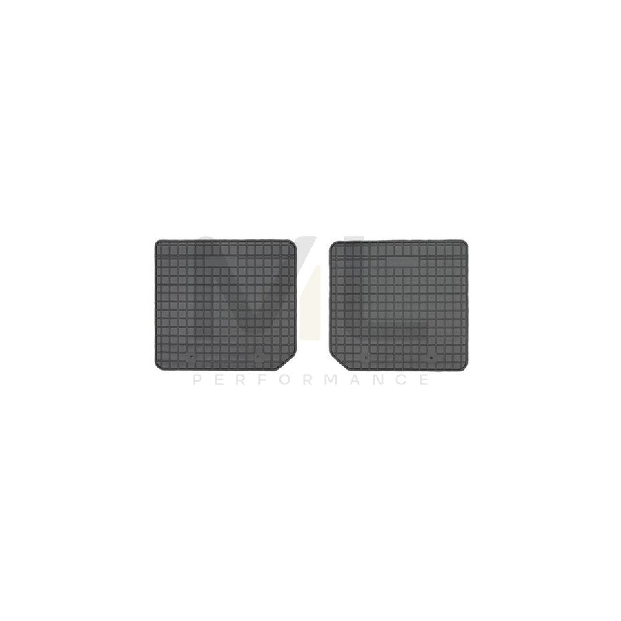 FROGUM 542803 Floor mat set for OPEL ZAFIRA Elastomer, Rear, Quantity: 2, Black | ML Performance Car Parts