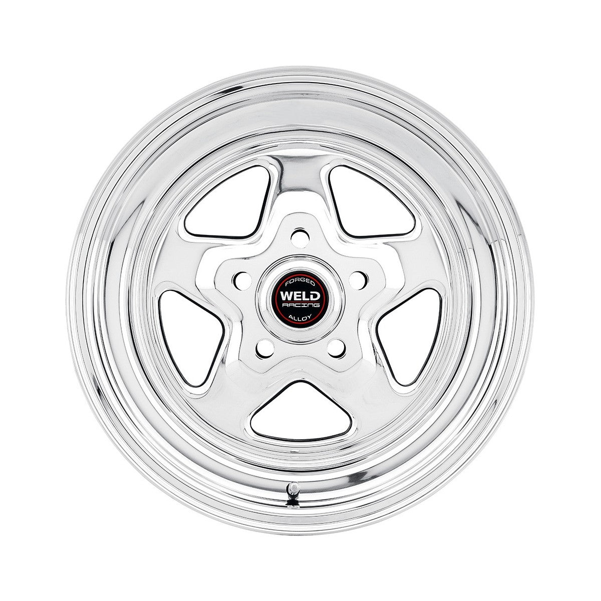 Weld 96-54274 0 Wheel 15x4 5x4.75 ET0 BS2.5 Polished Center - Polished Shell