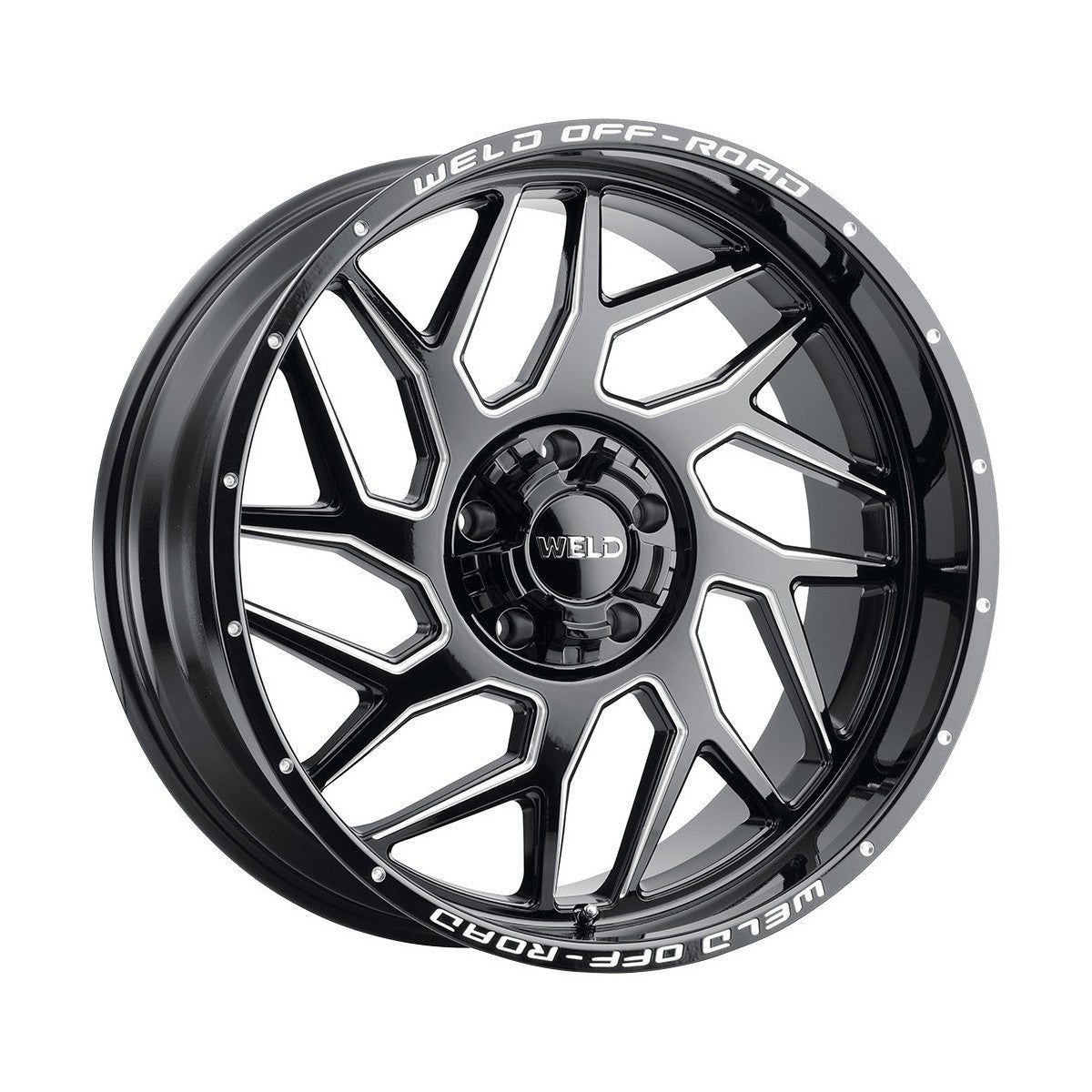 Weld W11720057475-P2 Fulcrum W117 Wheel 22x10 5x139.7 ET-18 BS4.75 Gloss Black MIL