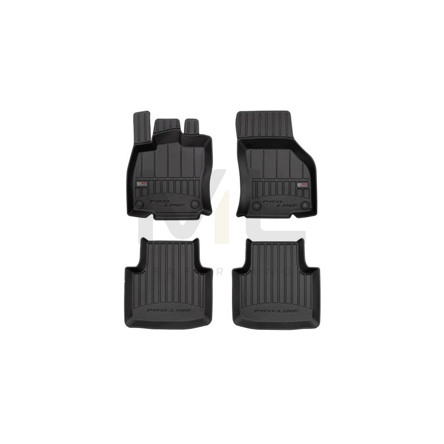 FROGUM Tailored 3D408913 Floor mat set suitable for MERCEDES-BENZ CLK Elastomer, Front and Rear, Quantity: 4, Black | ML Performance Car Parts
