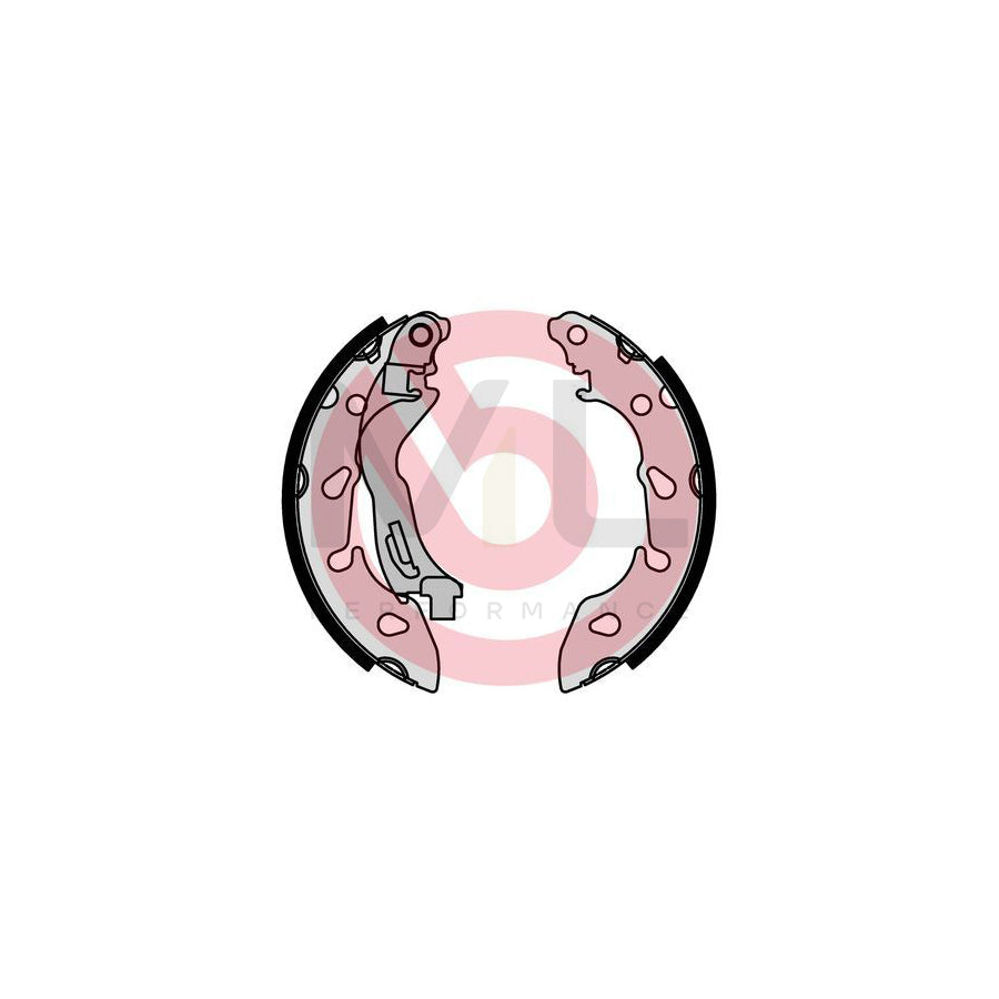 BREMBO S 24 553 Brake Shoe Set with handbrake lever | ML Performance Car Parts