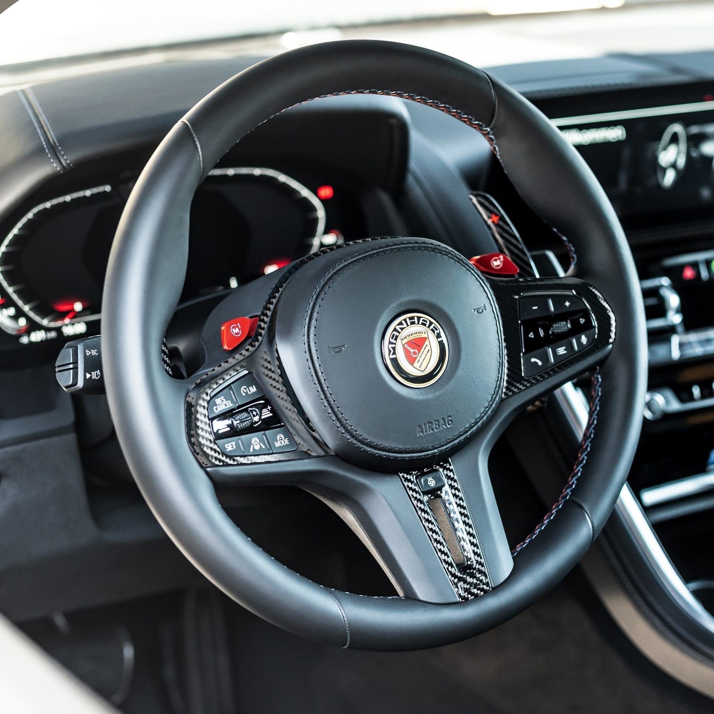 MANHART MHLSP1220_M8 CARBON STEERING WHEEL SPOKES FOR BMW F9X M8 (COMPETITION)