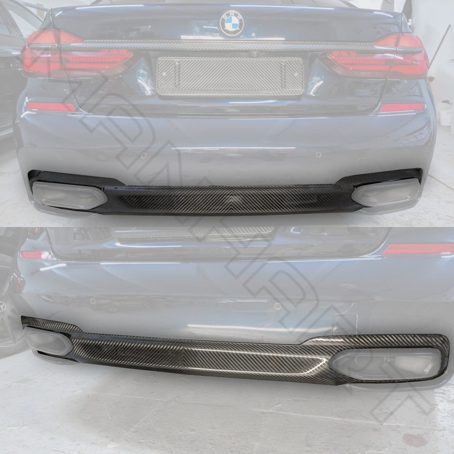 MANHART MH2G1121204 CARBON REAR DIFFUSER FOR BMW G1X 7-SERIES