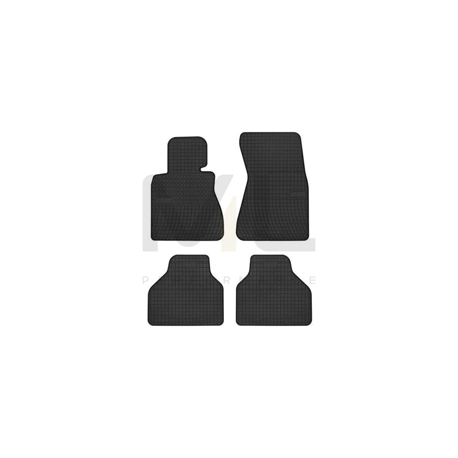 FROGUM Tailored 0671 Floor mat set for BMW 7 (E65, E66, E67) Elastomer, Front and Rear, Quantity: 4, Black | ML Performance Car Parts