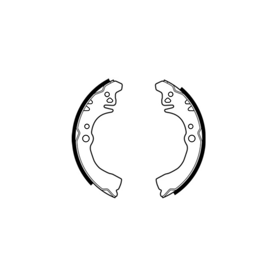 ABE C06017ABE Brake Shoe Set