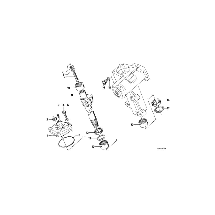 Genuine BMW 07119913649 E12 E24 Hex Bolt M8X22 (Inc. 530i, 3.0CSiL & 528) | ML Performance UK Car Parts