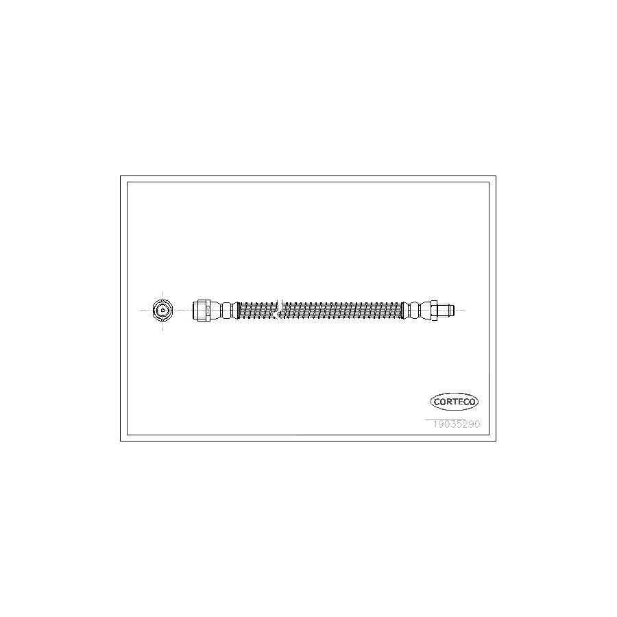 Corteco 19035290 Brake Hose Suitable For Mercedes-Benz S-Class | ML Performance UK