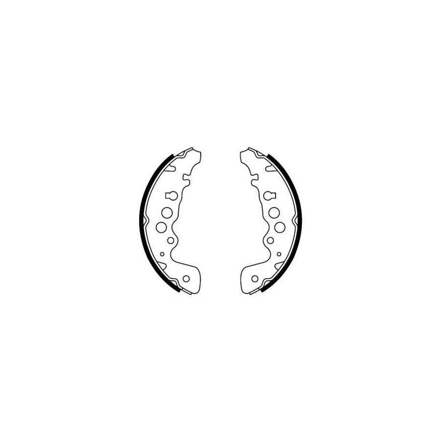 ABE C08018ABE Brake Shoe Set