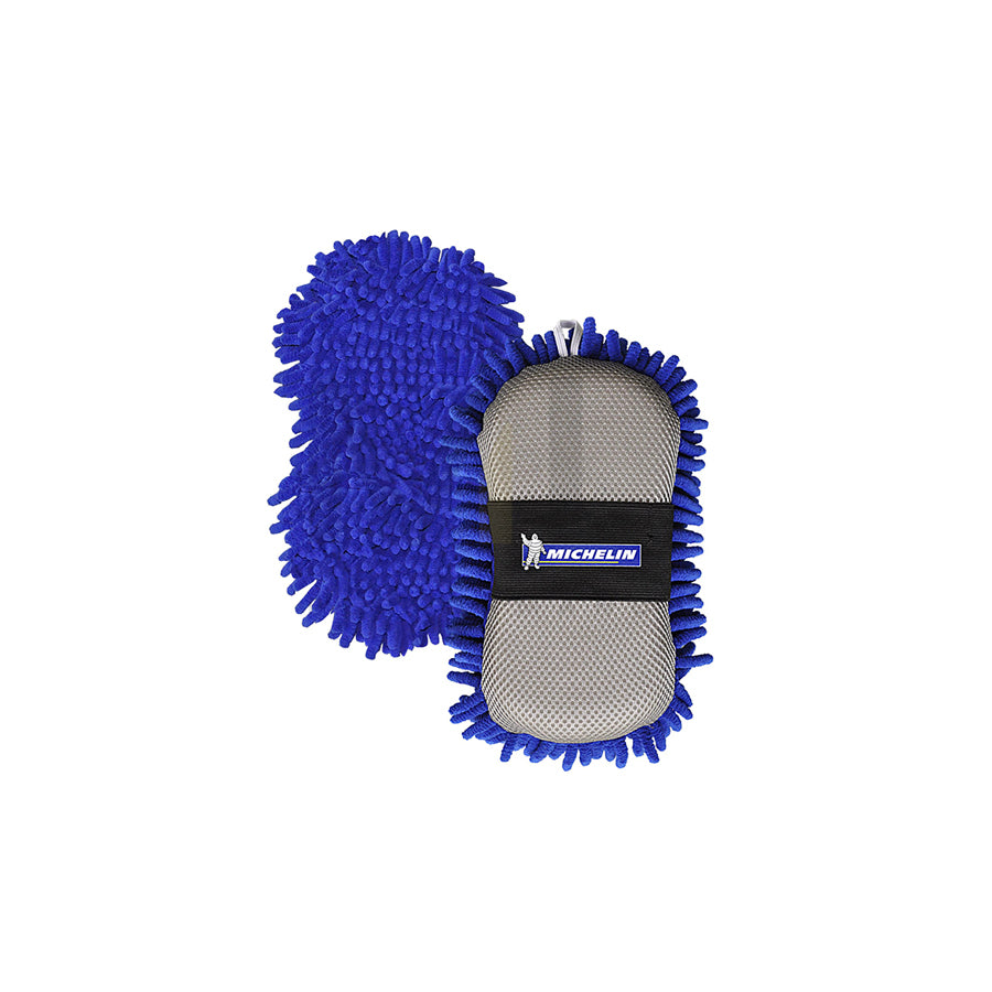 Michelin 009483 Car wash mitt Polyester, Beige, Blue | ML Performance Car Parts