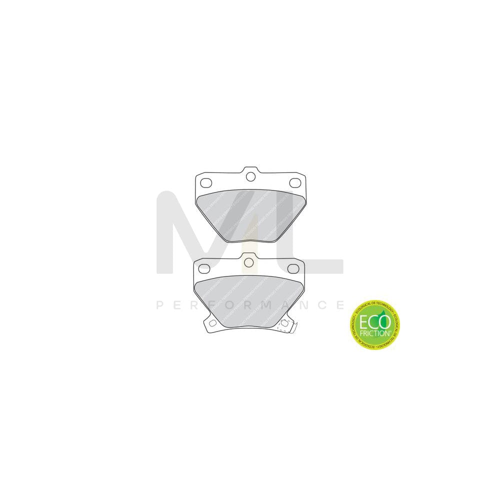 Ferodo Premier Eco Friction Fdb617 Brake Pad Set Not Prepared For Wear Indicator, Without Accessories | ML Performance Car Parts