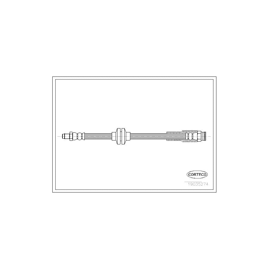 Corteco 19035274 Brake Hose For Fiat Ducato | ML Performance UK