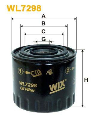 WIX Filters WL7298 Oil Filter