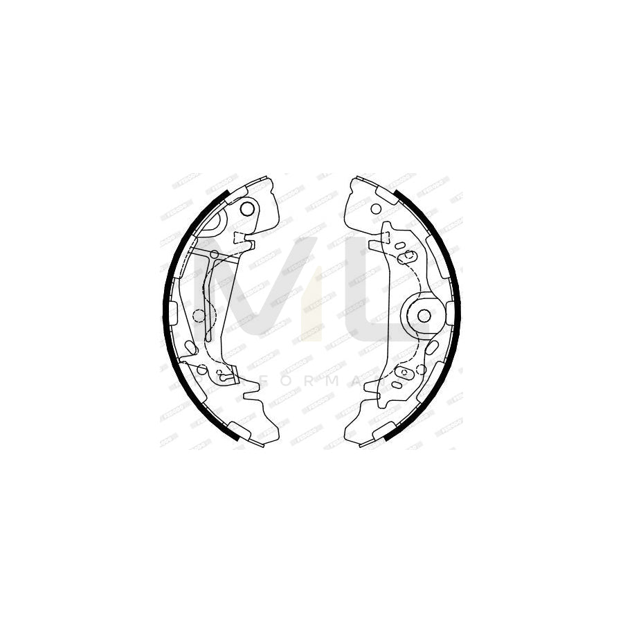 FERODO PREMIER FSB4085 Brake Shoe Set | ML Performance Car Parts