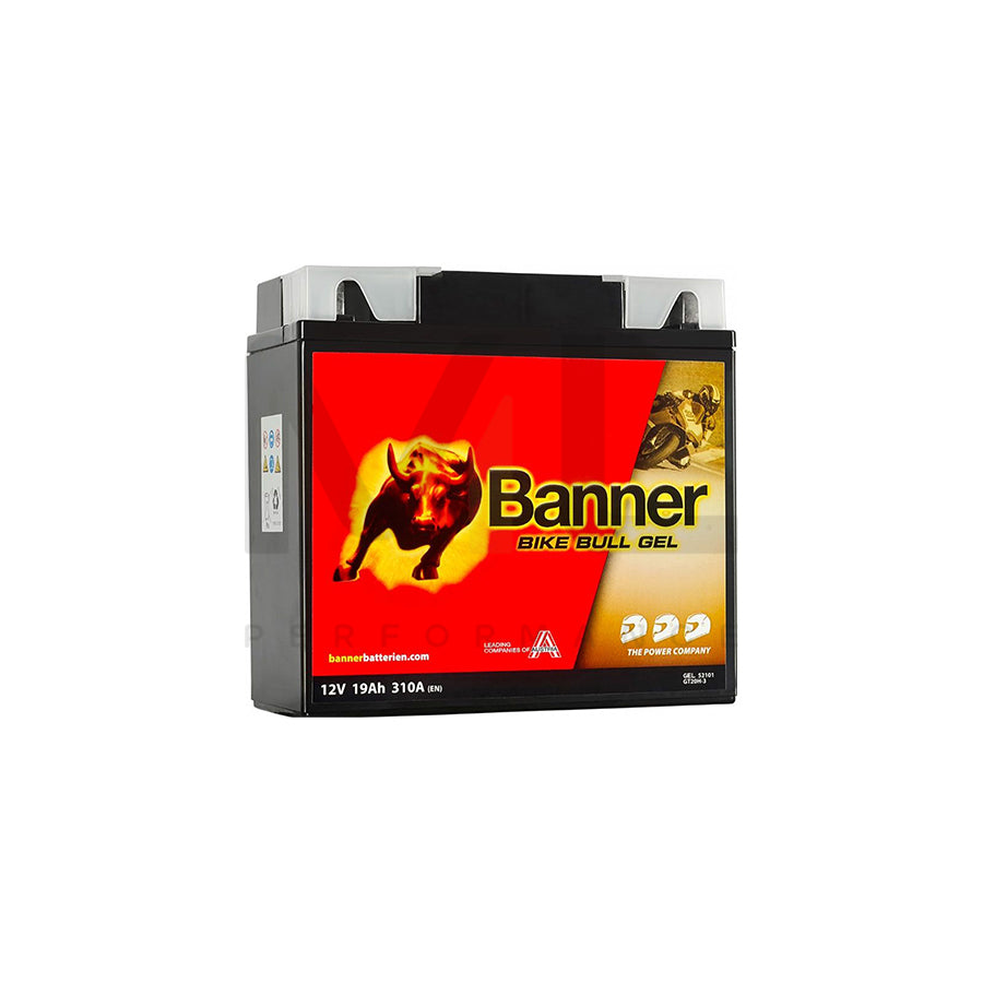GT20H-3 Banner Bike Bull GEL Battery (52101) | Car Batteries UK | ML Performance Car Parts
