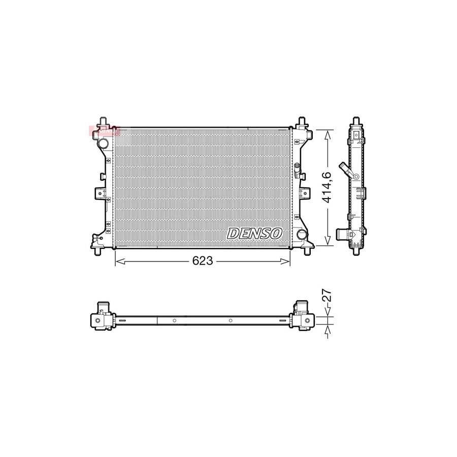 Denso DRM47039 Drm47039 Engine Radiator | ML Performance UK
