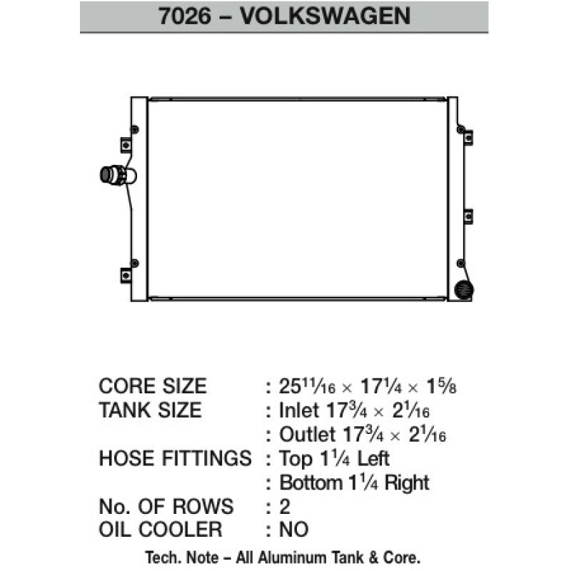 CSF VW MK5 Race Radiator (Golf, GTI, Jetta & Jetta GLI) - ML Performance UK