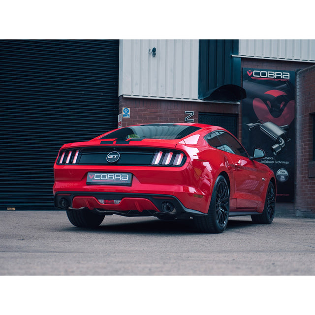 Cobra Exhaust Ford Mustang 2.3 EcoBoost Convertible (2015-18) 2.5" Venom Box Delete Axle Back Performance Exhaust
