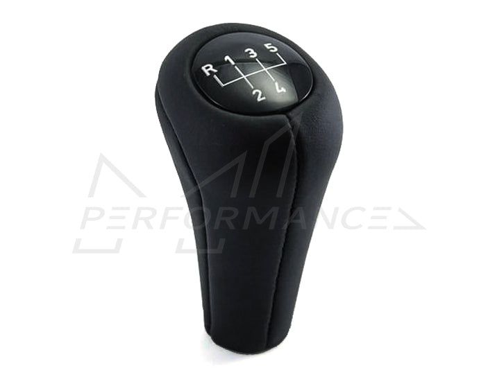 Genuine BMW E30 E38 E46 Black Leather 5-Speed Gearshift Knob (Inc. 325i, 330i, 735i & Z4 2.5i) - ML Performance UK