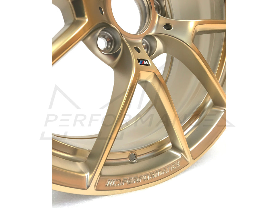 Genuine BMW F87 M Performance Frozen Gold 19" Y-spoke 763M Rear Wheel (M2 & M2 Competition) - ML Performance UK